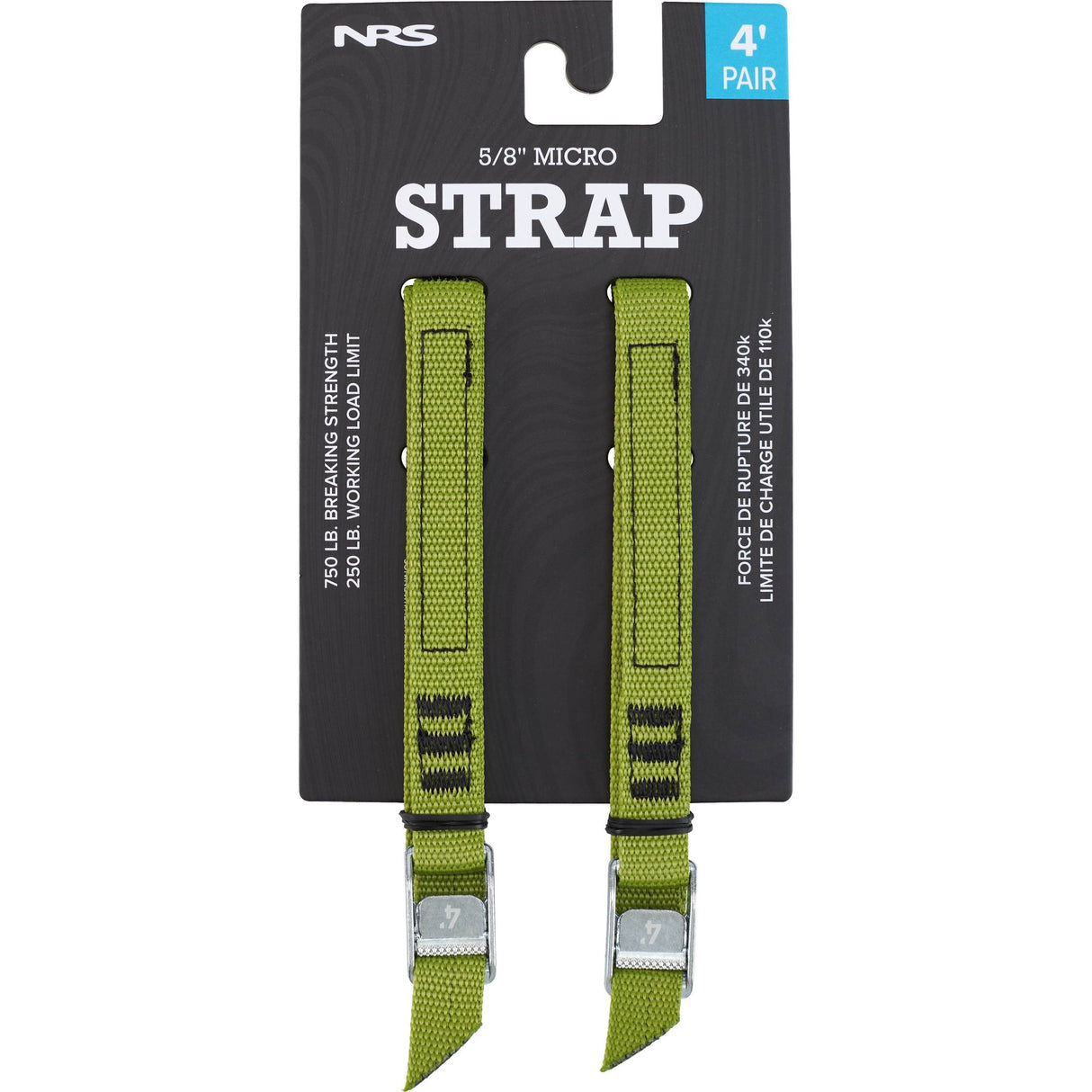 NRS 5/8 micro straps 4 foot