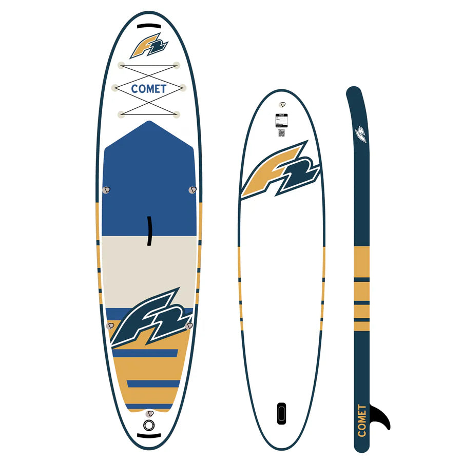 F2 Comet SUP Board 11.6 White Multi Set