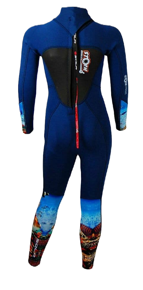 Sola Storm 3/2 Reef Fullsuit * Back