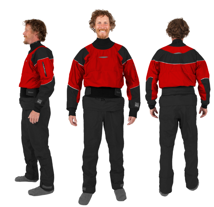 Refurbed Kokatat Idol Dry suit red/black