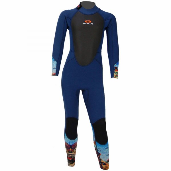 Sola Storm 3mm Kids Wetsuit * Back