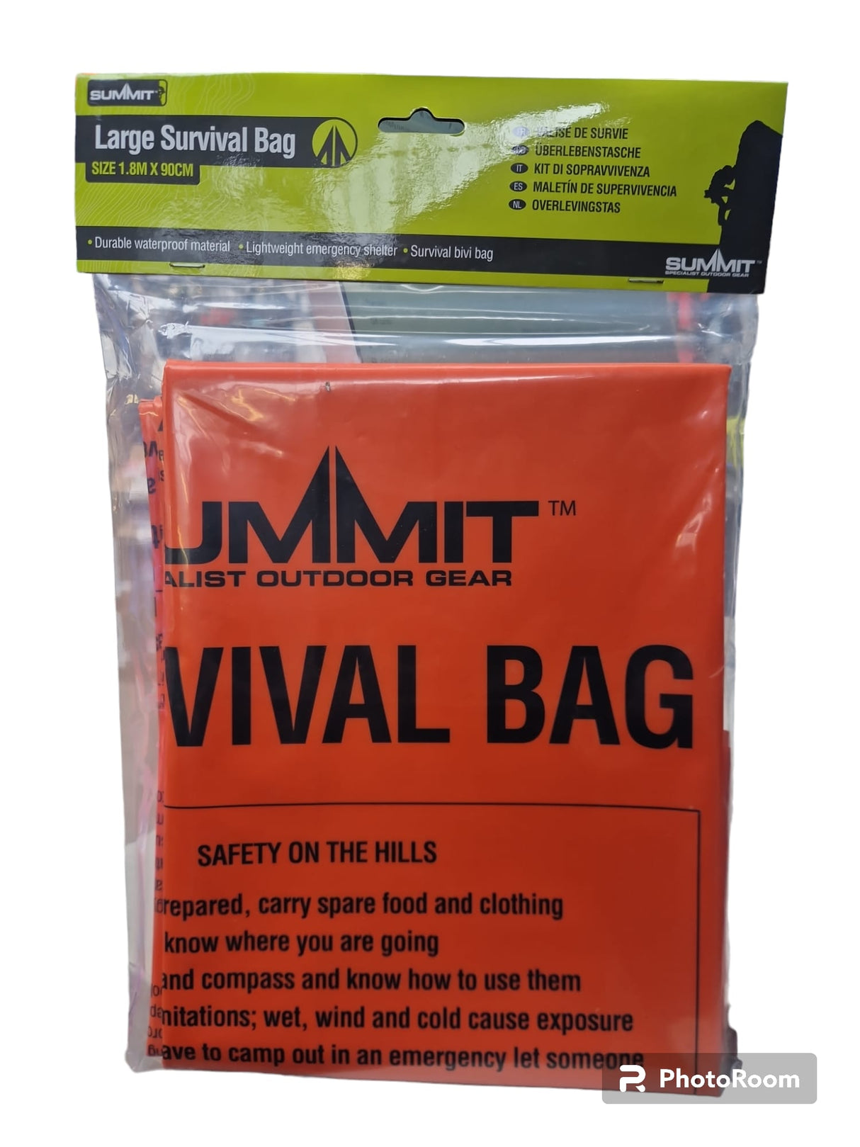 Summit Large Survival Bag