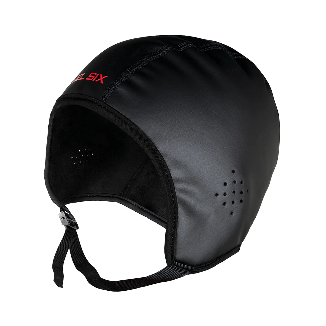 Level Six Collider cap with chin strap