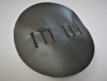 WHETMAN D RING 25MM PVC PATCH BLACK