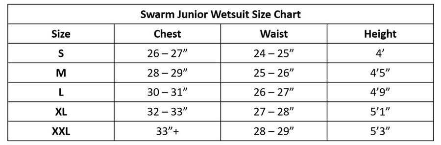 Typhoon Swarm Youth 1pc wetsuit *