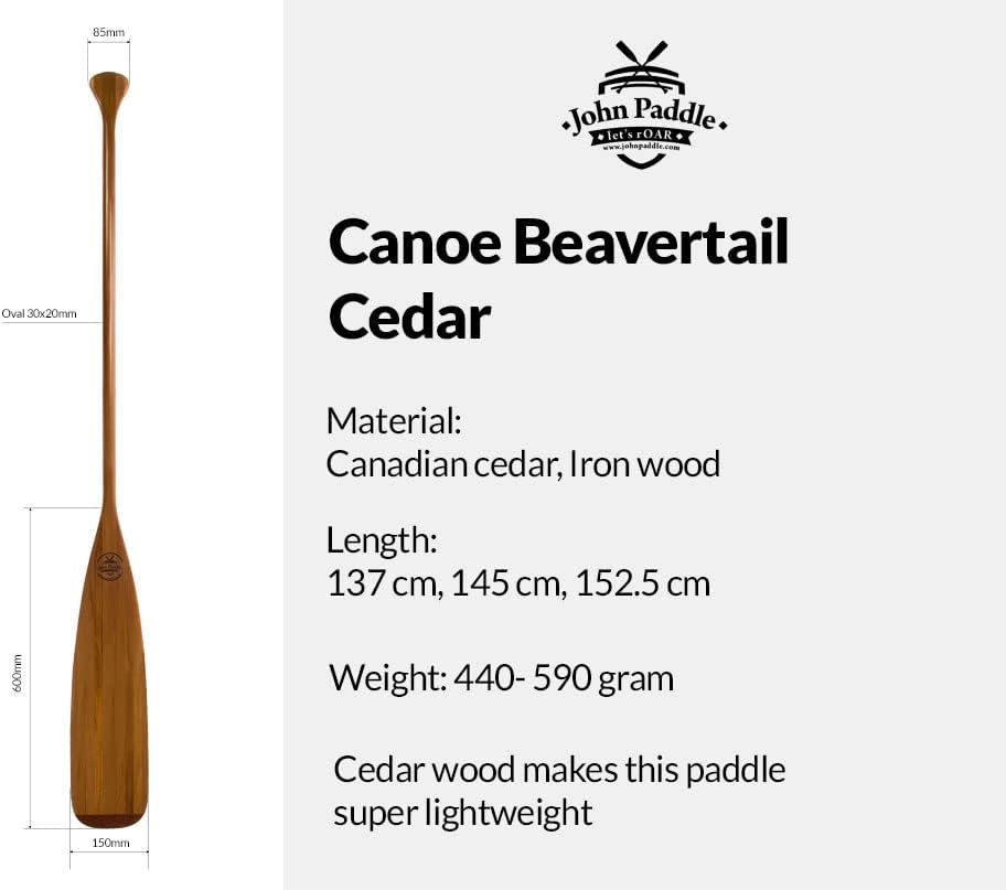John Paddle Canoe Beavertail Pro paddle