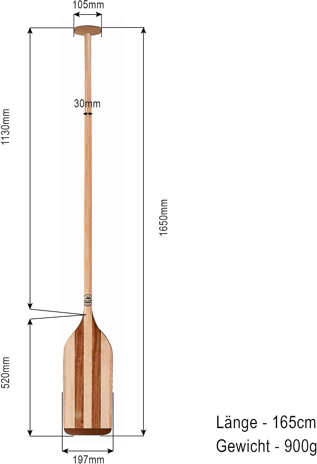 John Paddle Canoe Buffalo paddle