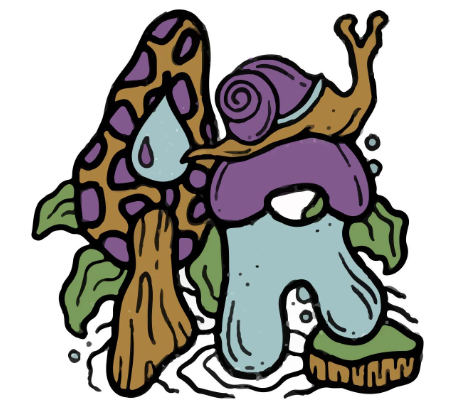 IR Merry Mushroom Sticker