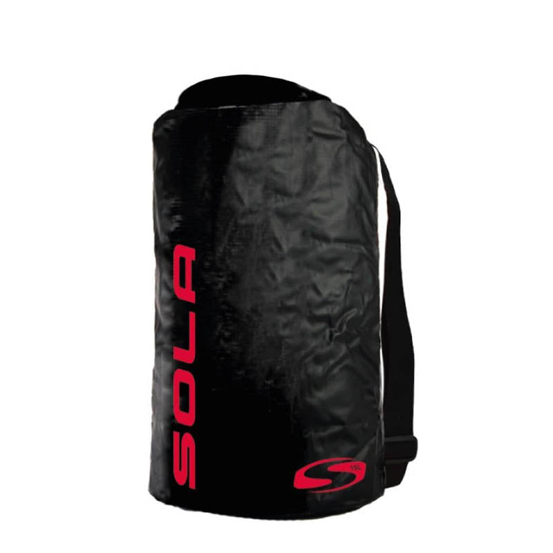 SOLA DRYBAG 15L BLACK/RED