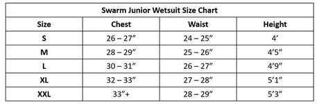 Typhoon Swarm Youth 1pc wetsuit *